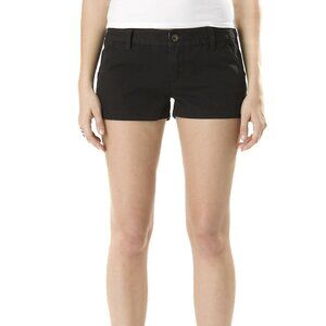 Vans Off the Wall Comber Shorts Black Chino Cotton Button-Waist Size 28 - NWOT